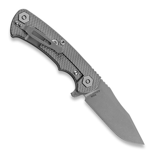 Hinderer Project x Magnacut Clip Point Tri-Way Working Finish Blue G10 vouwmes