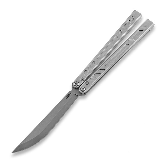 Nož motýlek BRS Aluminum Channel Barebones, Stonewashed