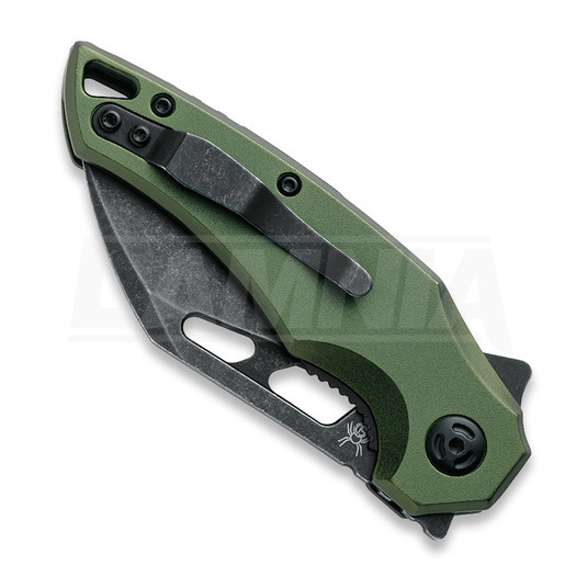 Fox Edge Atrax Aluminium 折り畳みナイフ, 緑