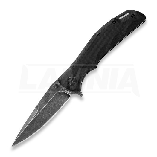 Fox Edge Mandatory Fun G10 folding knife, black