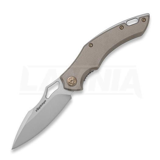 Fox Edge Sparrow Aluminium Taschenmesser, Bronzed