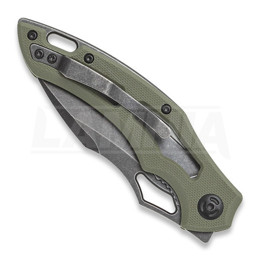 Fox Edge Sparrow G-10 összecsukható kés, zöld