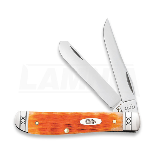 Case Cutlery Mini Trapper, Cayenne Bone Crandall Jig 35809