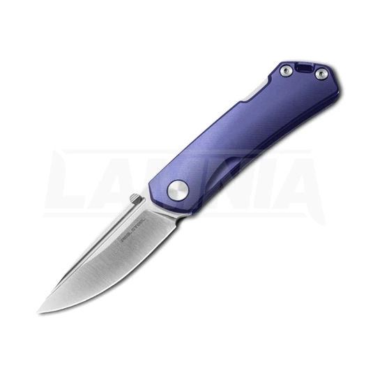 RealSteel Luna Maius 折り畳みナイフ, Slate Blue 7093