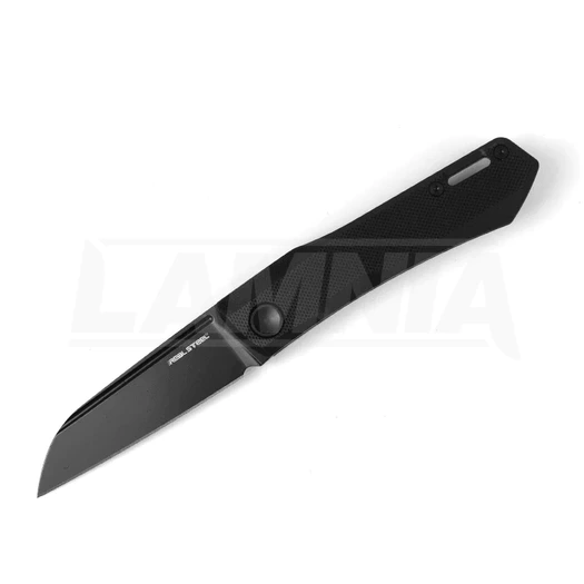 RealSteel Solis Lite foldekniv, Black G10/Blackcoated 7064BB