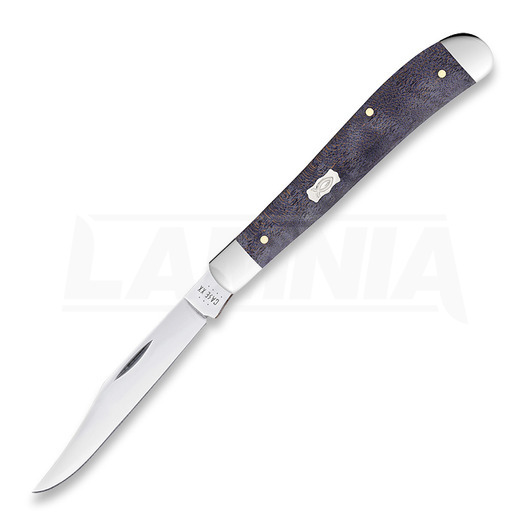 Case Cutlery Slimline Trapper, Purple Curly Maple Smooth 80546