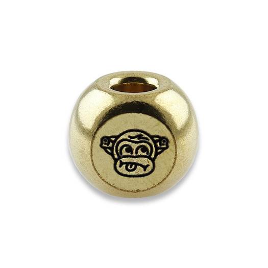 Audacious Concept Triangle Monkeys Bead, Brass AC601030304
