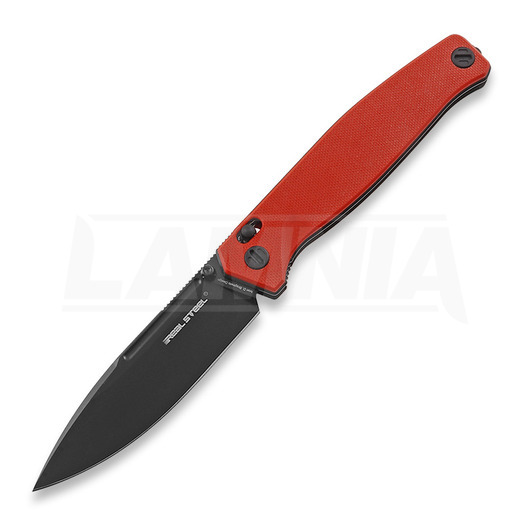 RealSteel Huginn 折り畳みナイフ, Red/Black 7652RB