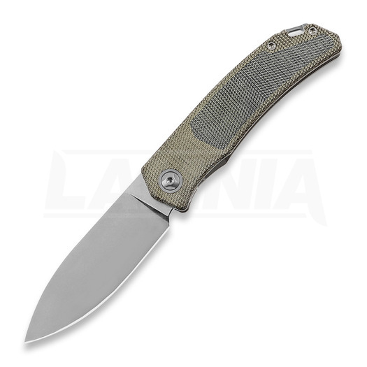 Urban EDC Supply LC - Green Micarta w/ Black Micarta Inlay folding knife