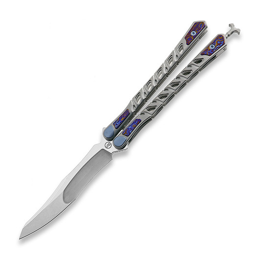 Nož motýlek Maxace Skeleton, Mirror M390