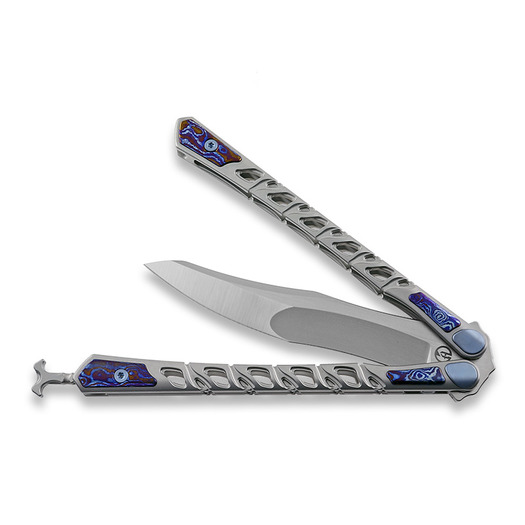 Maxace Skeleton balisong kniv, Satin M390