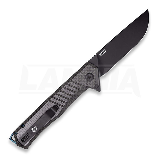 Tekto Knives F1 Alpha Linerlock CF/Blue összecsukható kés