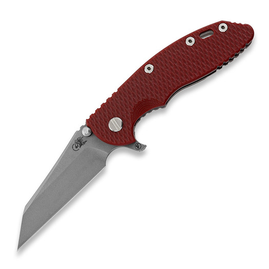 Hinderer 3.5 XM-18 S45VN Fatty Wharncliffe Tri-Way Working Finish Red G10 sulankstomas peilis