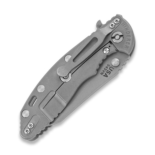Hinderer 3.5 XM-18 S45VN Fatty Wharncliffe Tri-Way Working Finish Red G10 vouwmes
