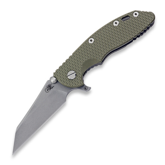 Hinderer 3.5 XM-18 S45VN Fatty Wharncliffe Tri-Way Working Finish OD Green G10 vouwmes