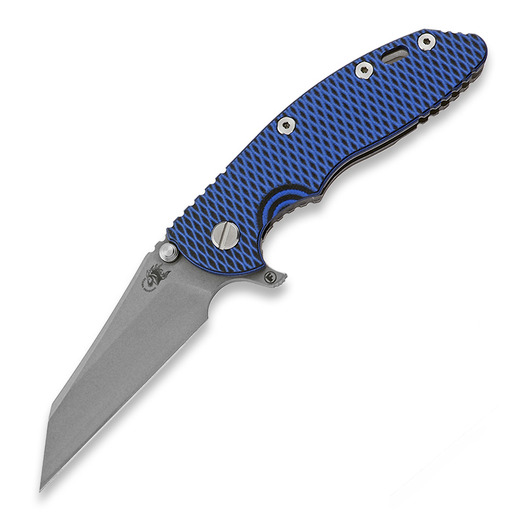 Couteau pliant Hinderer 3.5 XM-18 S45VN Fatty Wharncliffe Tri-Way Working Finish Blue/Black G10