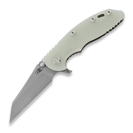Hinderer 3.5 XM-18 S45VN Fatty Wharncliffe Tri-Way BB Translucent Green G10 folding knife