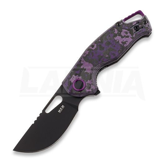 Nóż składany MKM Knives Vincent PVD, Purple Haze CF MKVCV-CPD