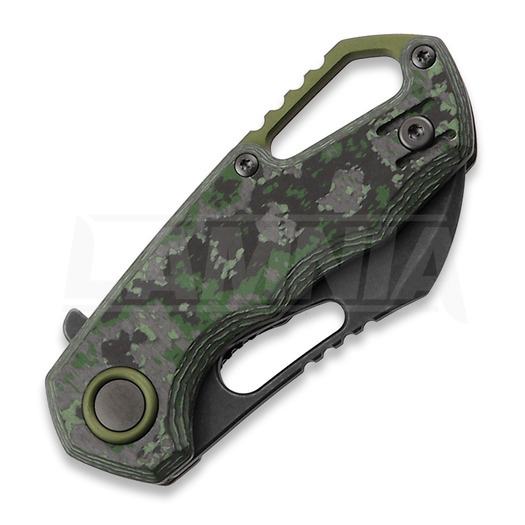 MKM Knives Isonzo Hawkbill BW foldekniv, Jungle Wear CF MKFX03-1CJD