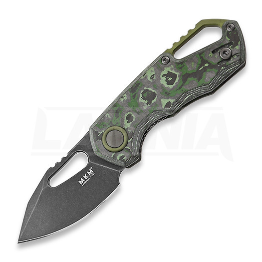 Couteau pliant MKM Knives Isonzo Clip Point BW, Jungle Wear CF MKFX03-3CJD