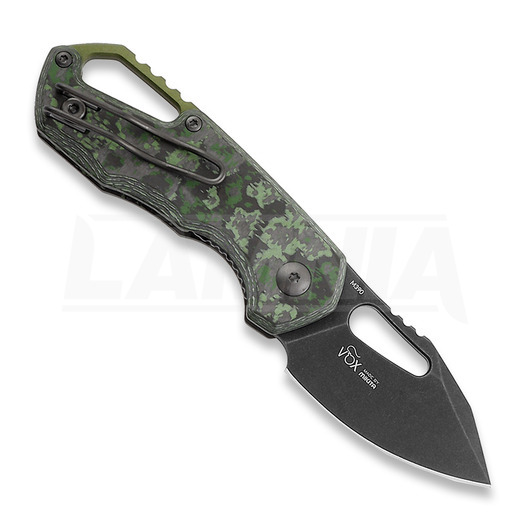 มีดพับ MKM Knives Isonzo Clip Point BW, Jungle Wear CF MKFX03-3CJD