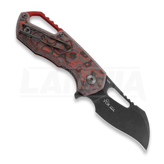 MKM Knives Isonzo Hawkbill BW folding knife, Lava Flow CF MKFX03-1CLD