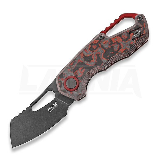 Складной нож MKM Knives Isonzo Cleaver BW, Lava Flow CF MKFX03-2CLD