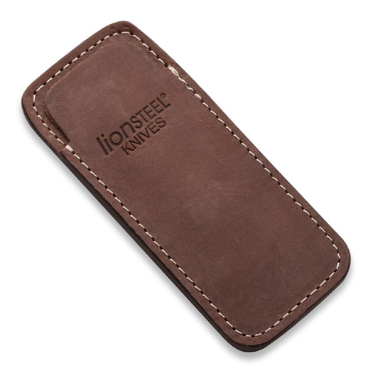 Lionsteel Vertical leather sheath with clip, maro 900FDV3BR