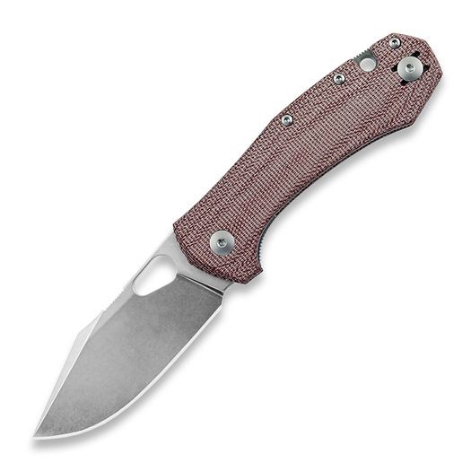 GiantMouse ACE Atelier Taschenmesser, red canvas micarta