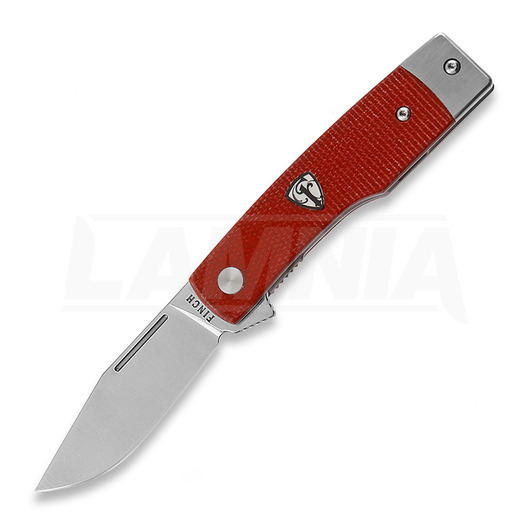Finch Hatfield Canyon Red Micarta folding knife HT404