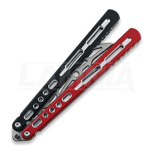 BBbarfly HS Talon Style opener V2 Bali-song Trainingsmesser, Red And Black