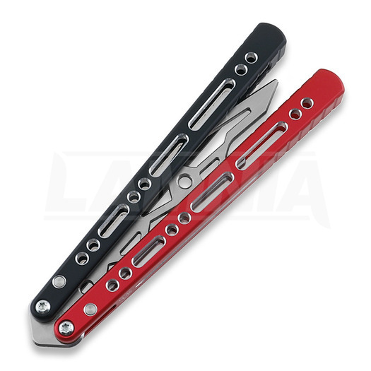 BBbarfly Barracuda Milled trainer vlindermes, Red And Black