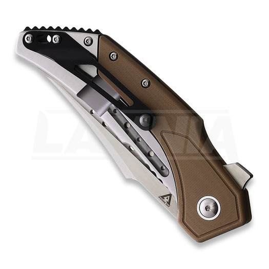 Couteau pliant Begg Knives Astio Framelock Tan