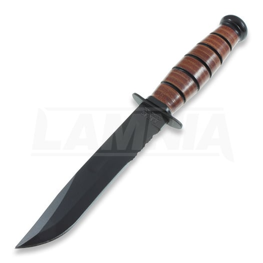 Ka-Bar Short USMS 刀, 锯齿刀片 1252