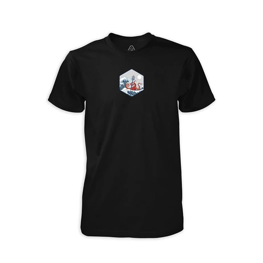 Prometheus Design Werx Kraken Wave T-Shirt - Black