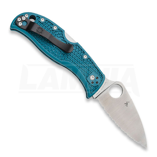 Spyderco LeafJumper, Blue, Lightweight, K390, SpyderEdge C262SBLK390