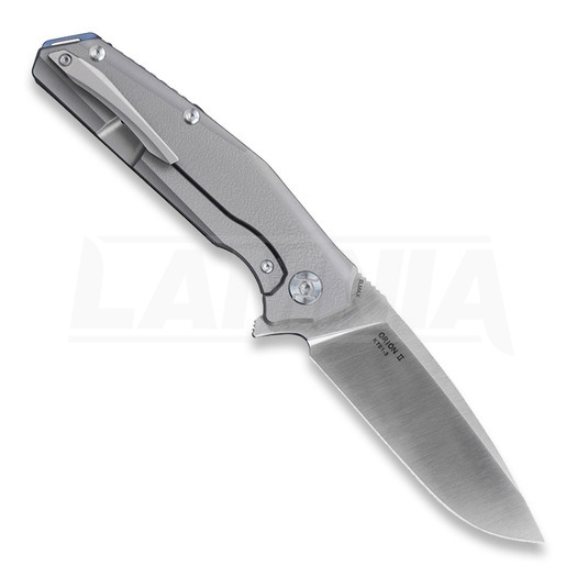 Kunwu Knives Orion II - Orange Peel Texture Ti - Satin 折り畳みナイフ