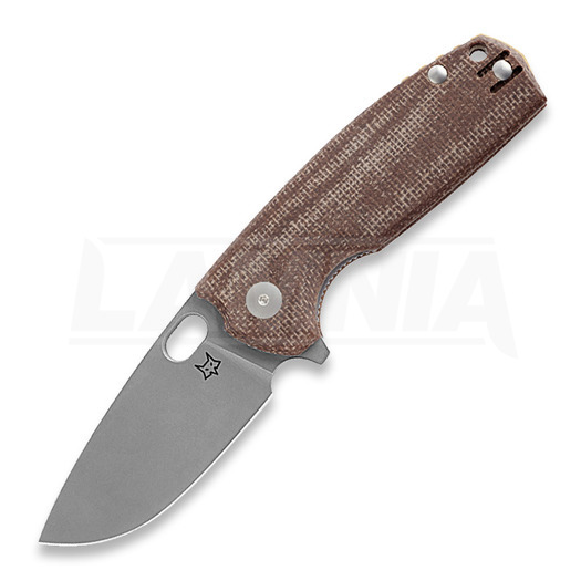 Fox Core 折叠刀, Micarta, 褐色 FX-604MBR
