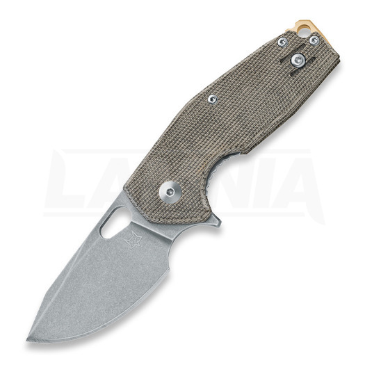 Складной нож Fox Suru Micarta Linerlock, оливковый FX-526LIMOD