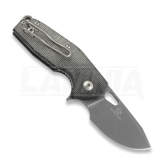 Fox Suru Micarta Linerlock összecsukható kés, fekete FX-526LIMB