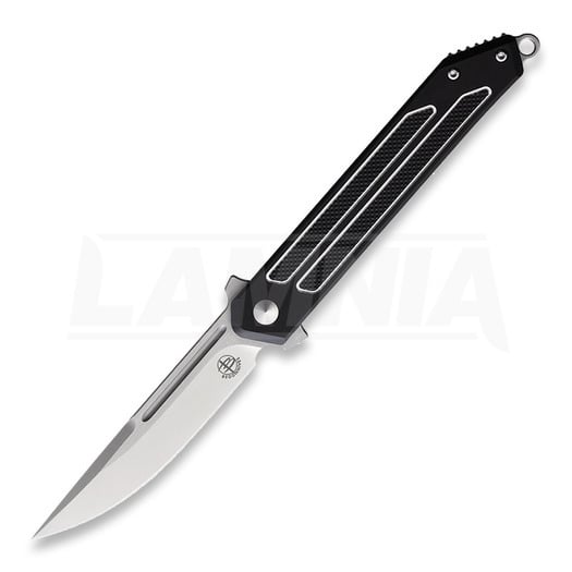 Begg Knives Kwaiken Aluminum Black sulankstomas peilis