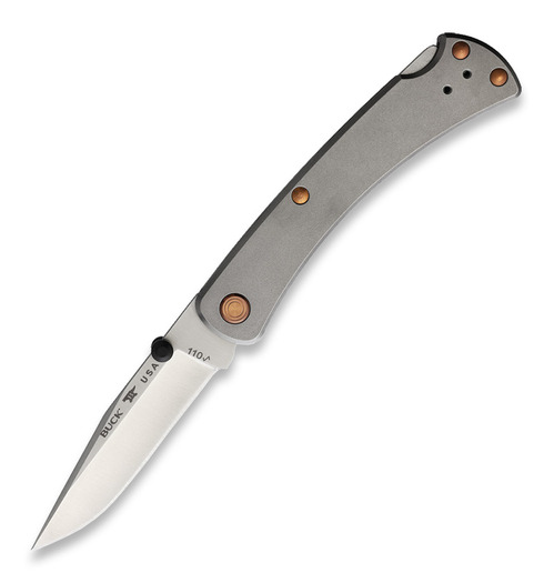 Buck Titanium Slim Pro TRX Ltd Ed folding knife 110GYSLE1