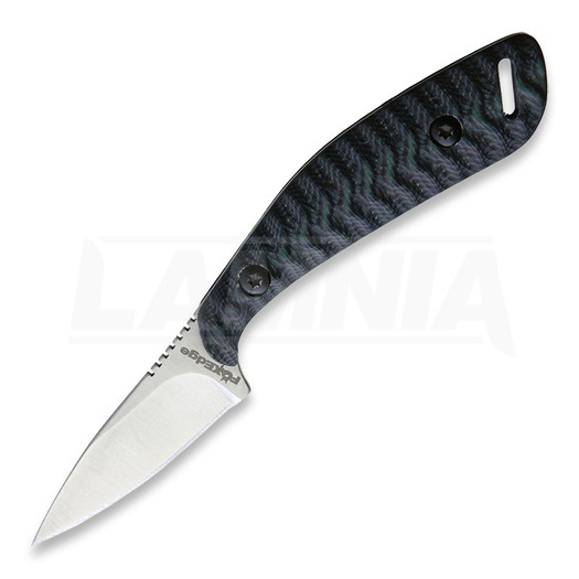 Малък несгъваем нож Fox Edge Neck Knife Black/Blue G10