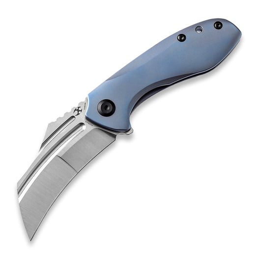 Kansept Knives KTC3 Linerlock Blue Anodized Ti folding knife