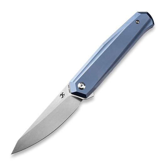Kansept Knives Integra Framelock Blue Anodized Ti sulankstomas peilis