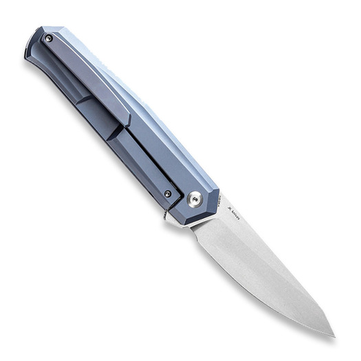 Kansept Knives Integra Framelock Blue Anodized Ti folding knife
