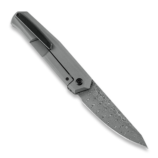 Kansept Knives Integra Framelock Damascus Taschenmesser, Silicon Carbided Ti