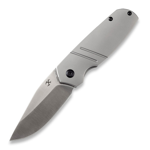 Kansept Knives Turaco Bead Blasted Titanium folding knife