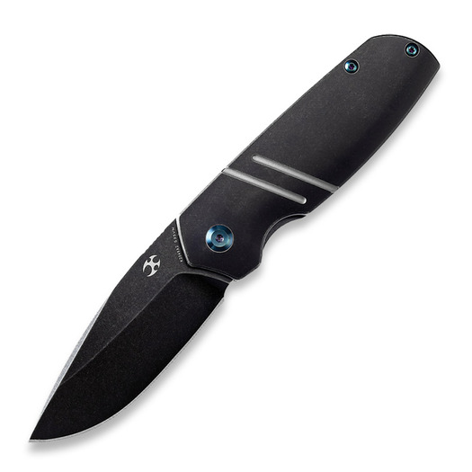 Skladací nôž Kansept Knives Turaco Black Stonewashed Titanium