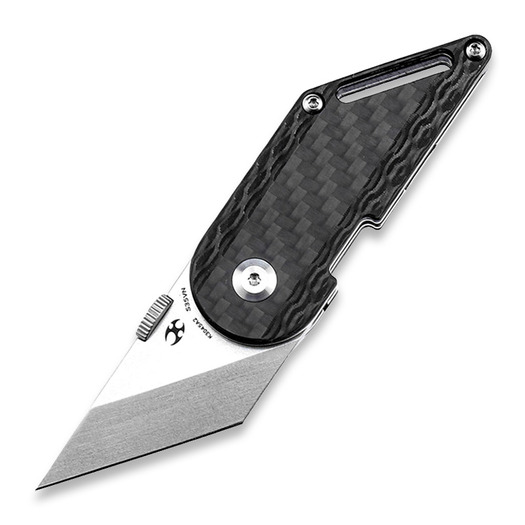 Kansept Knives Pinkerton Dash Linerlock Twill CF folding knife